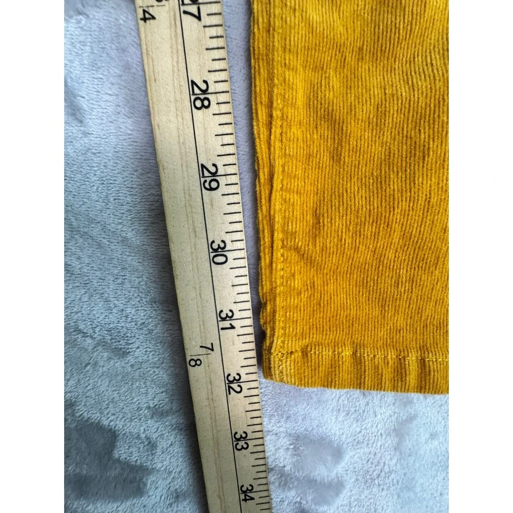 Women's Limited Edition Banana‎ Republic Yellow Corduroy Pants Slim Size 6